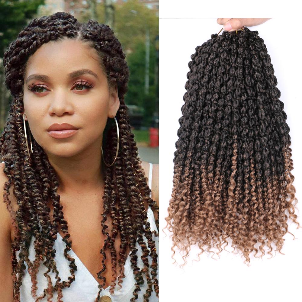 14" Bouncy Pre-Twisted Spring Twist Crochet Hair