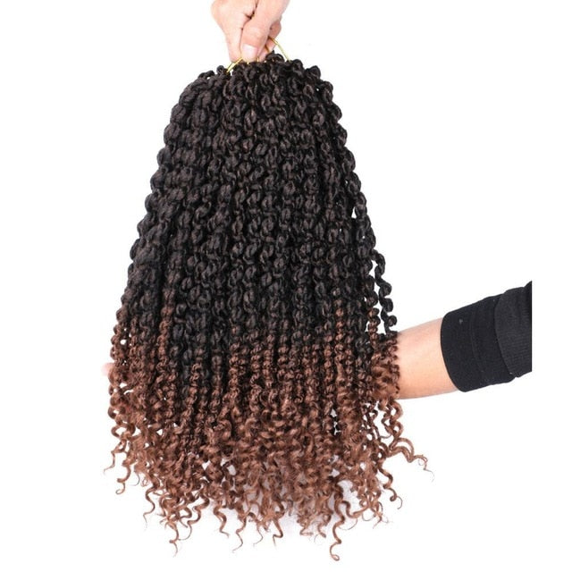 14" Bouncy Pre-Twisted Spring Twist Crochet Hair