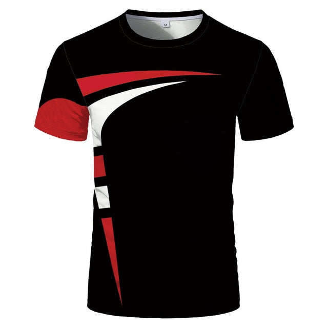 short-sleeved round neck sports T-shirt