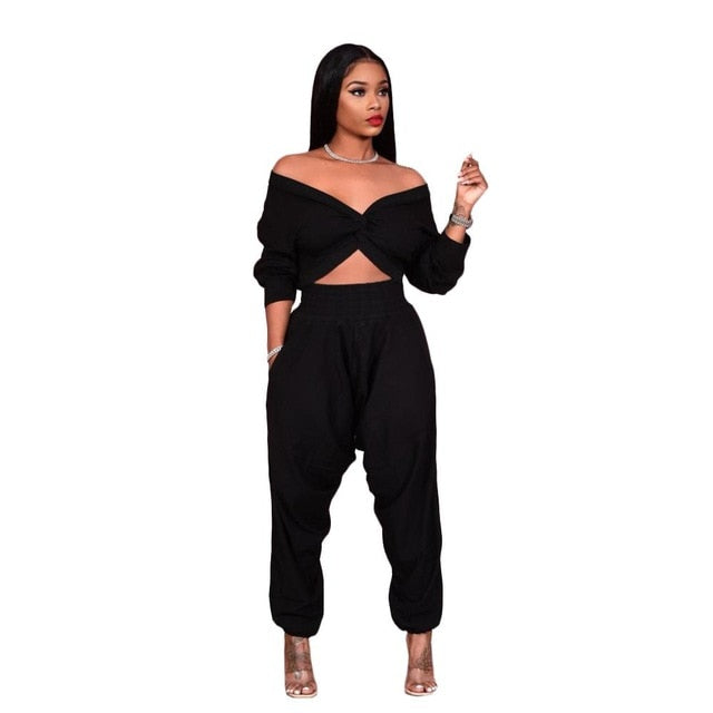 2 piece set women outfit winter clothes tracksuit