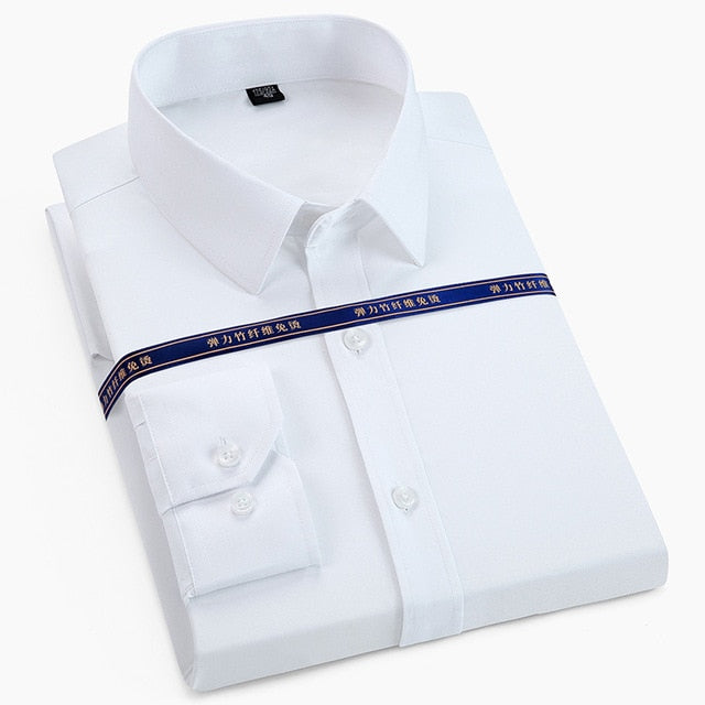 Top Quality Men Fashion Long Sleeve Business Formal Regular Shirts