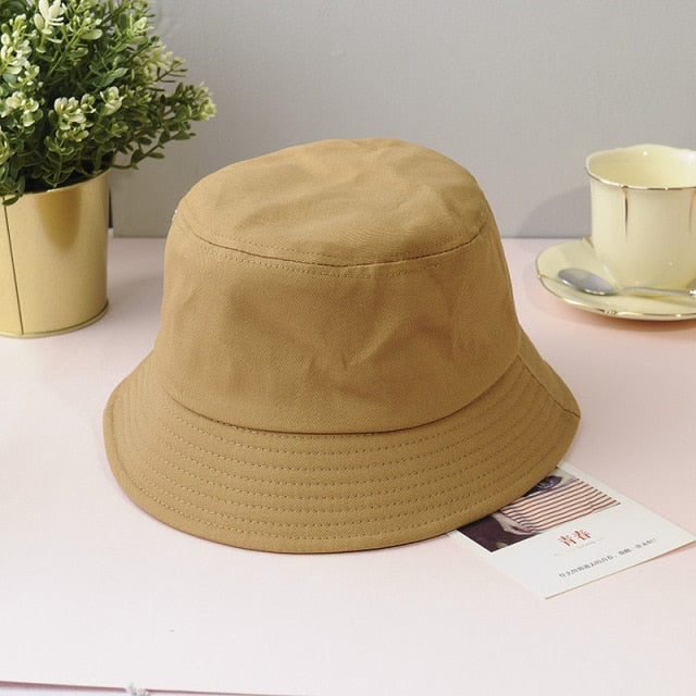 Women Winter Bucket Hat for Women Outdoor Sunscreen Sun Hat Panama Lady Cap