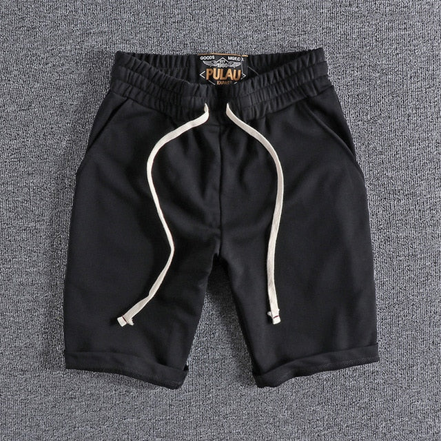 100% Cotton Men's Running Shorts Sporting Jogging Short Pants