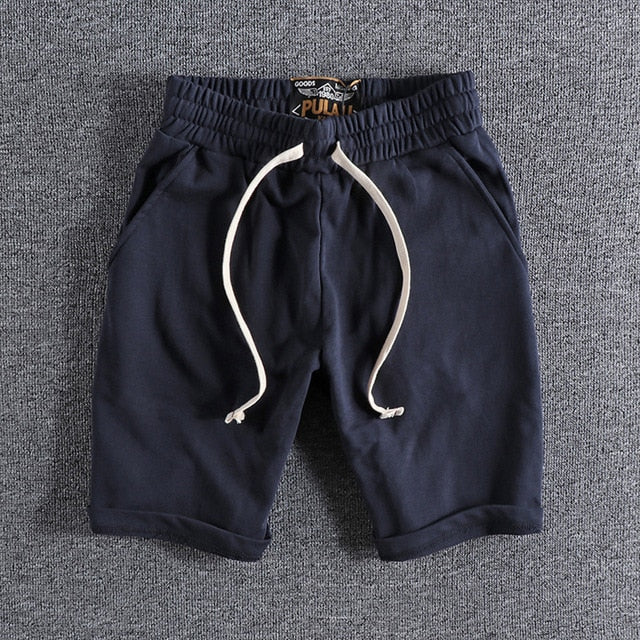 100% Cotton Men's Running Shorts Sporting Jogging Short Pants