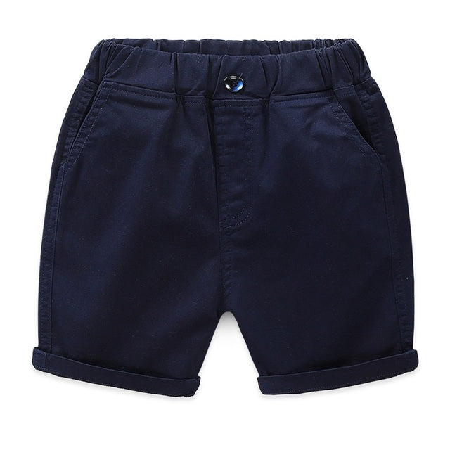 Casual Shorts Summer Solid Color Cotton Baby Loose Beach Shorts