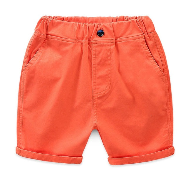 Casual Shorts Summer Solid Color Cotton Baby Loose Beach Shorts