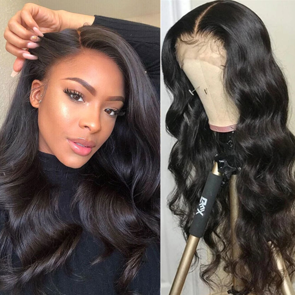 360 Lace Frontal Wig Body Wave Human Hair Pre Plucked 13x4 Lace Front Wigs