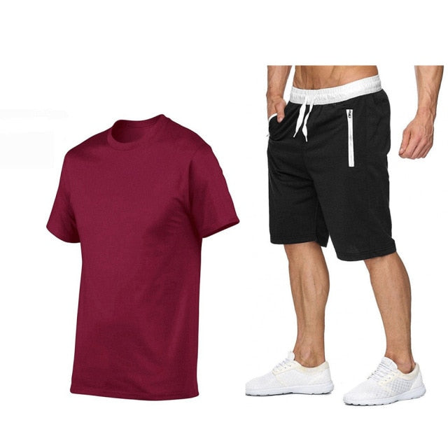 Men's Tracksuit  Sportswear Two Piece Set