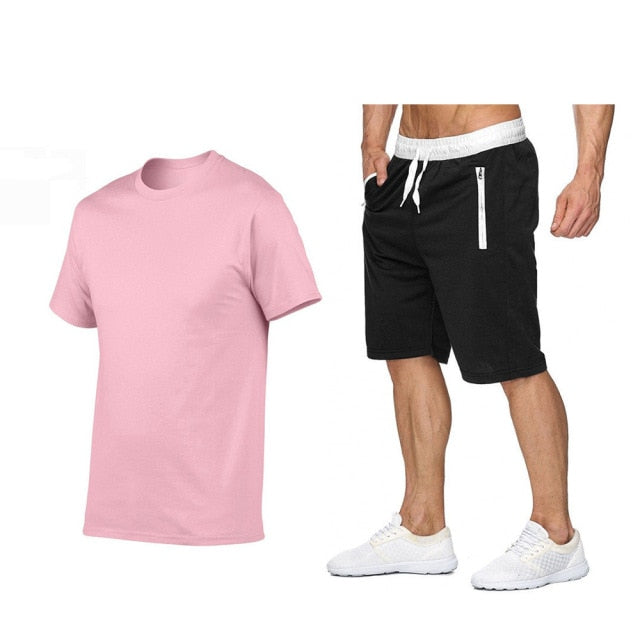 Men's Tracksuit  Sportswear Two Piece Set