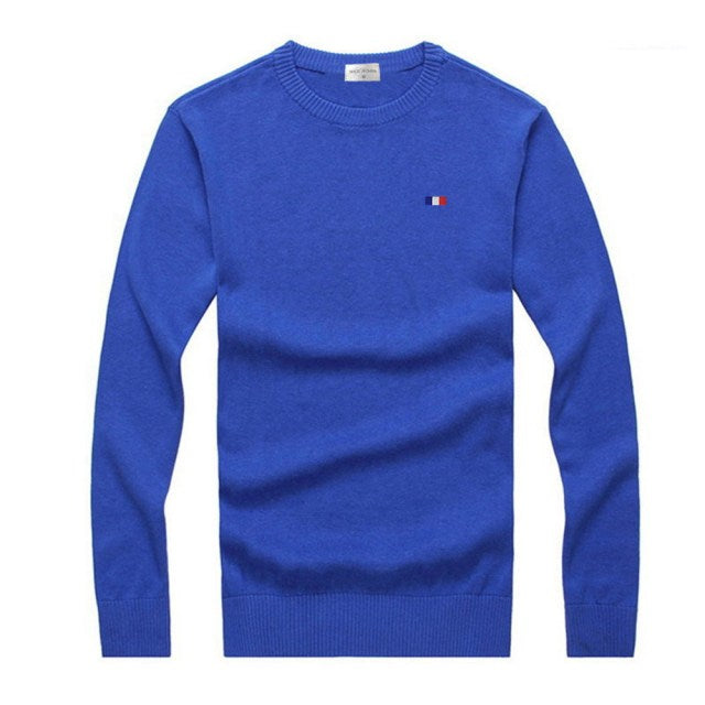 100% Cotton  Long Sleeve Mens O-Neck Sweaters