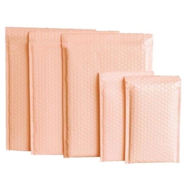 50pcs Bubble Mailers Pink Poly Bubble Mailer Self Seal Padded Envelopes Gift Bags