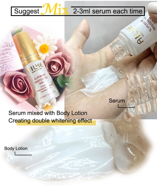 Whitening And Moisturizing Body Lotion, With Glutathione, Collagen, Vitamin C