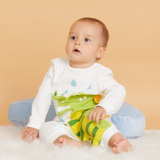 Baby Adorable Dinosaur Print Bodysuits