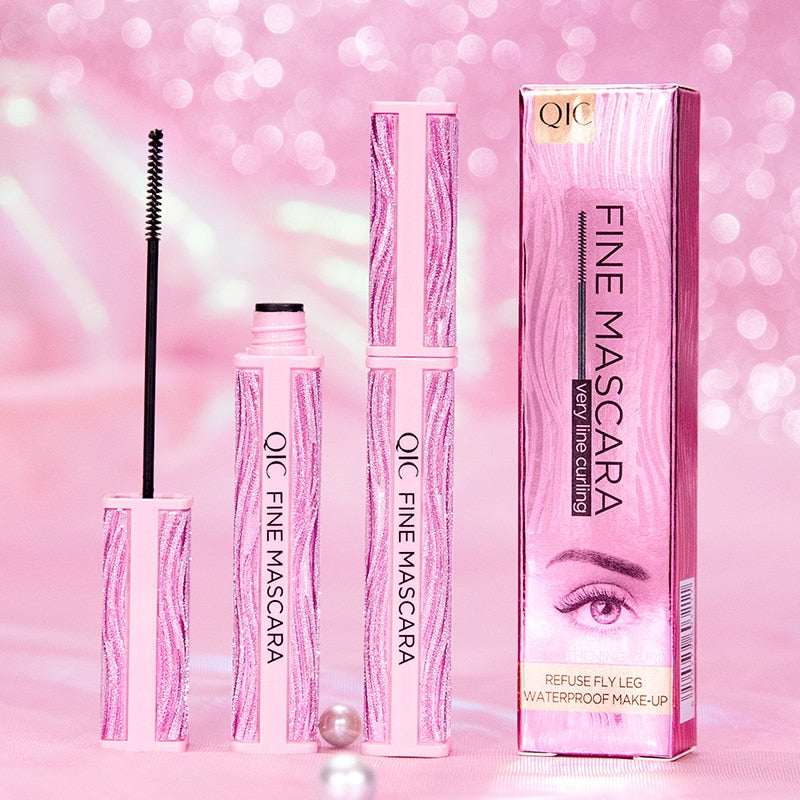 Easy to Wear Fine Brush Head Mascara Cosmetics Eye Lash Curling Liquid Eyelashes