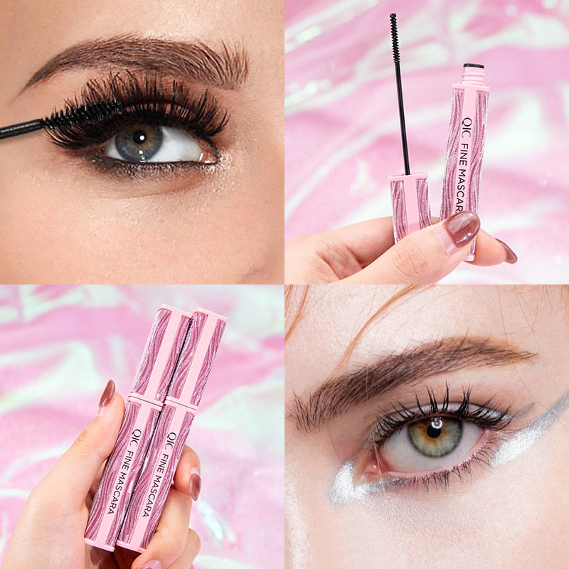 Easy to Wear Fine Brush Head Mascara Cosmetics Eye Lash Curling Liquid Eyelashes