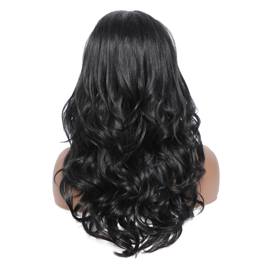 Body Wave Synthetic Lace Frontal Free Part Lace Wig