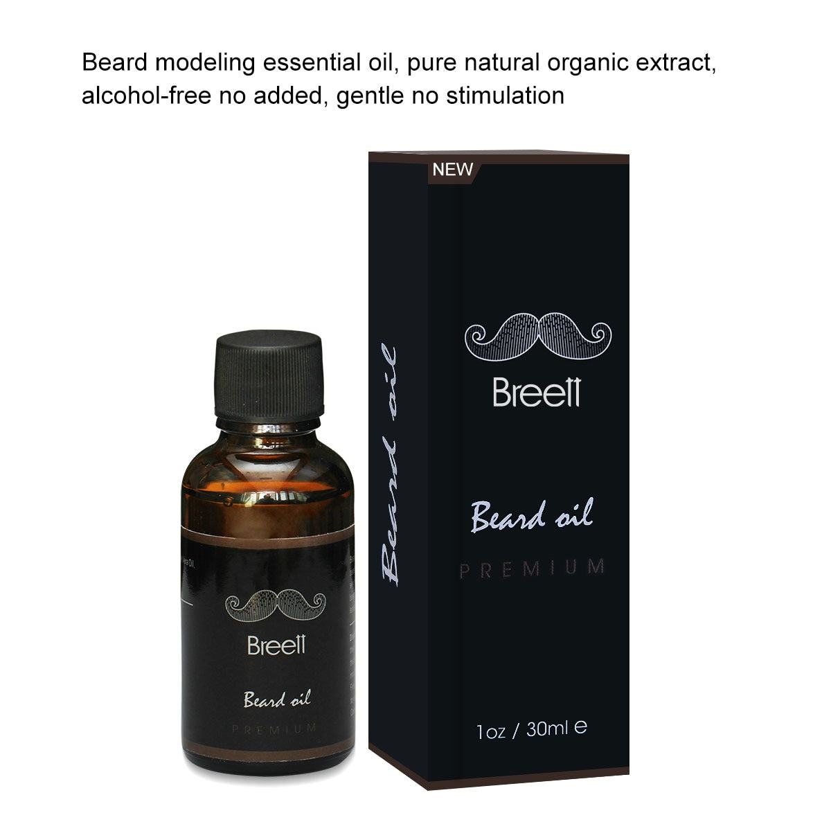 Men Beard Grooming Kit Mustache Beard Hair Growth Oil Styling Tool