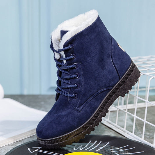 Womens Snow Boots Non-slip Warm Plush Women Boots