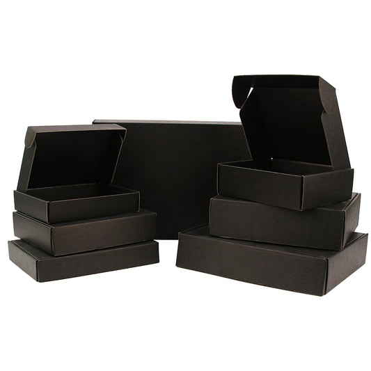 5pcs/10pcs/Black 3-layer corrugated gift box