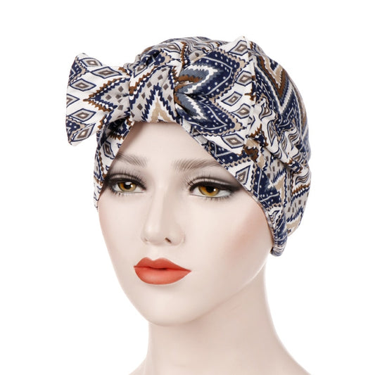 Head Wrap Beanie Scarf Hair Loss Cap Bowknot