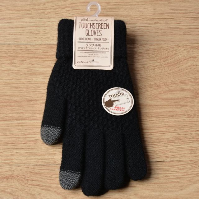 Fashion Women & Men Winter Warm Knitted Woolen Outdoor Gloves