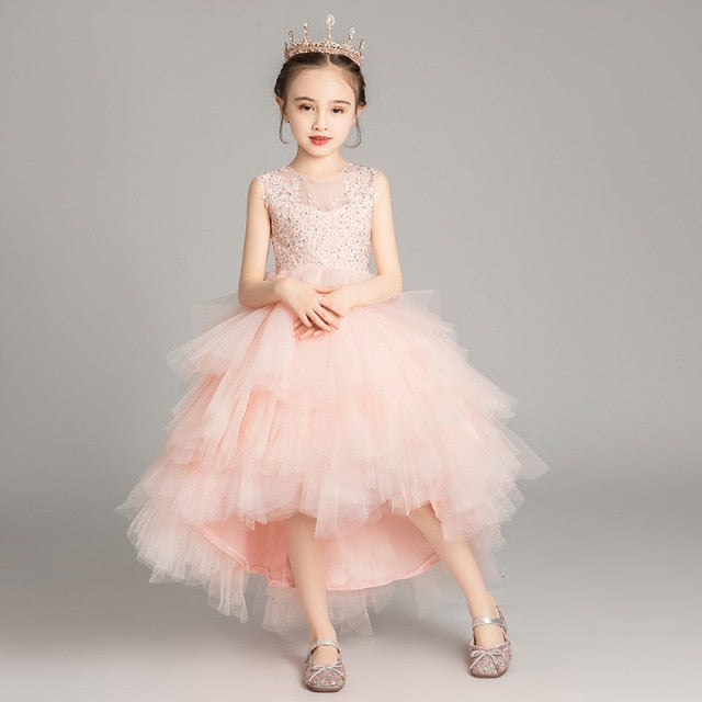 Girl Dress Baby Girl Ball Gown Kids Formal Wear Wedding Party Dress