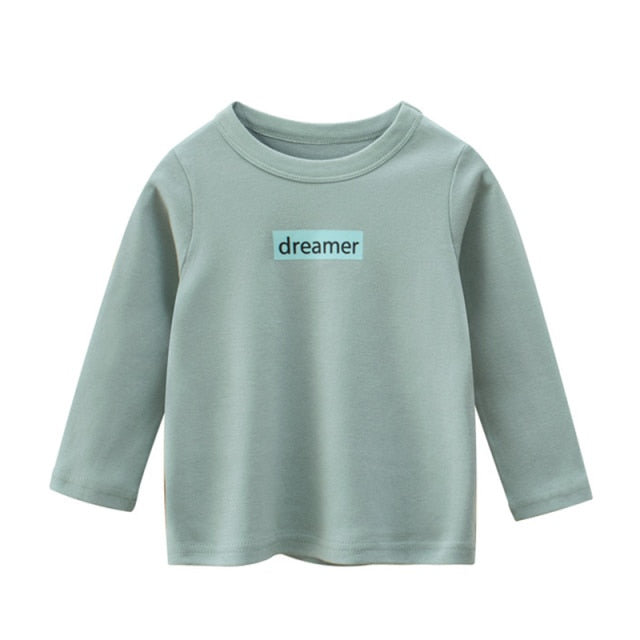 Baby Boys & Girls Sweatshirt Long Sleeve Cotton T Shirts