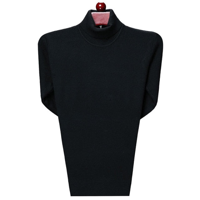 Men Casual Winter Thick Turtleneck Sweater