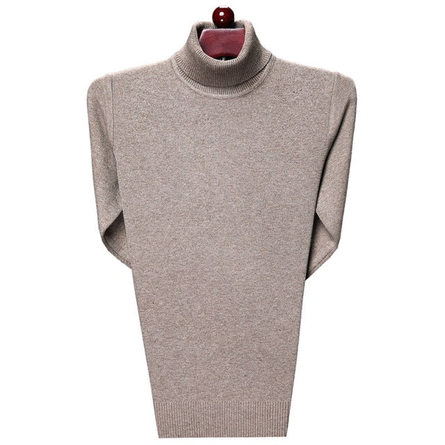 Men Casual Winter Thick Turtleneck Sweater