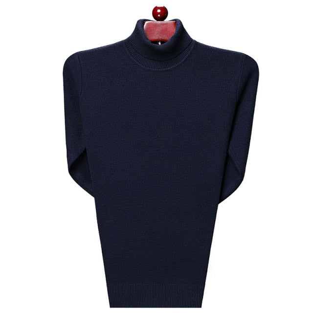 Men Casual Winter Thick Turtleneck Sweater