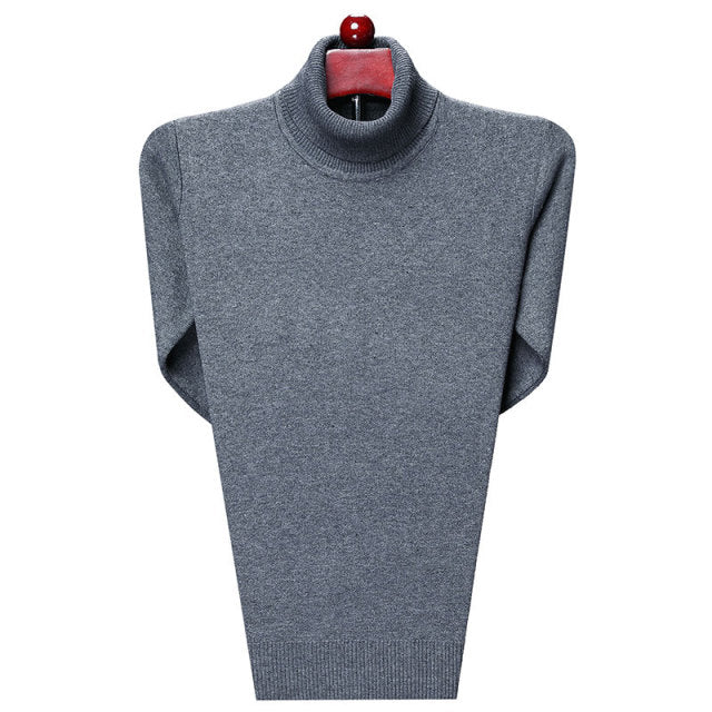 Men Casual Winter Thick Turtleneck Sweater