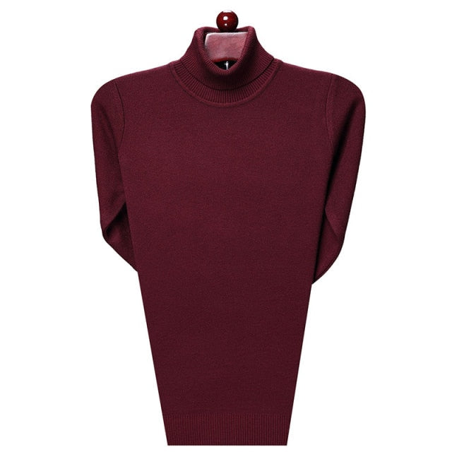 Men Casual Winter Thick Turtleneck Sweater