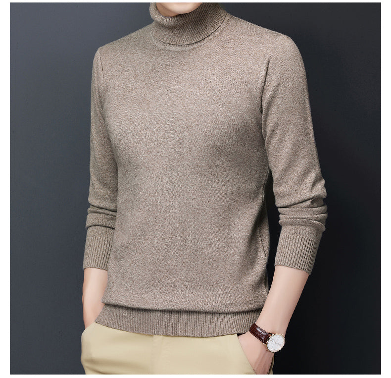 Men Casual Winter Thick Turtleneck Sweater