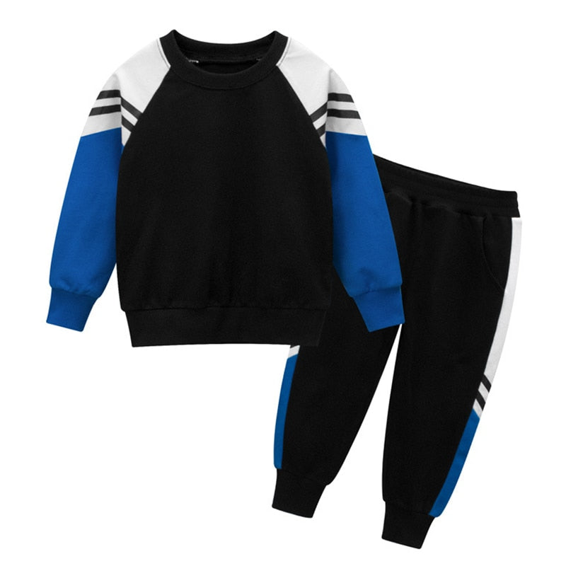 Sports Set Spring Autumn Clothes Cotton Hooded Kids Outerwear