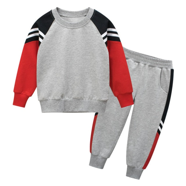 Sports Set Spring Autumn Clothes Cotton Hooded Kids Outerwear