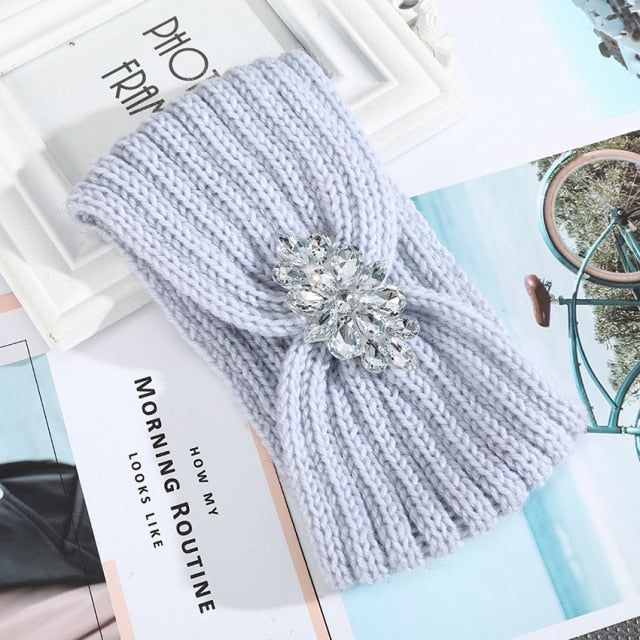 Women Autumn Winter Keep Warm Headband Turban Hair Accessories