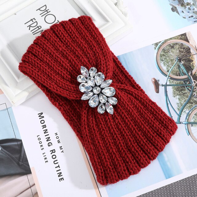 Women Autumn Winter Keep Warm Headband Turban Hair Accessories