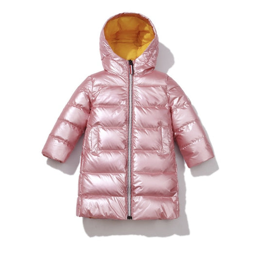 Fashion trend Warm Down Jacket for Girls& Boys Kids Girls Long Winter Jacket