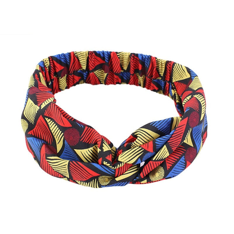 50 pcs/lot African Pattern Print Headband for Women