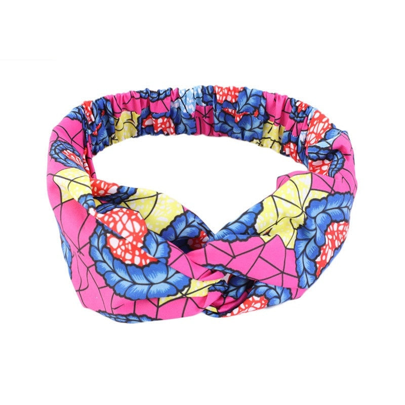 50 pcs/lot African Pattern Print Headband for Women