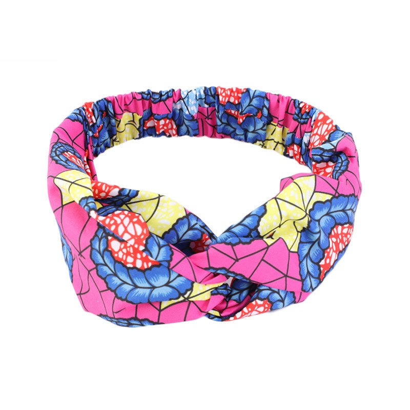 50 pcs/lot African Pattern Print Headband for Women