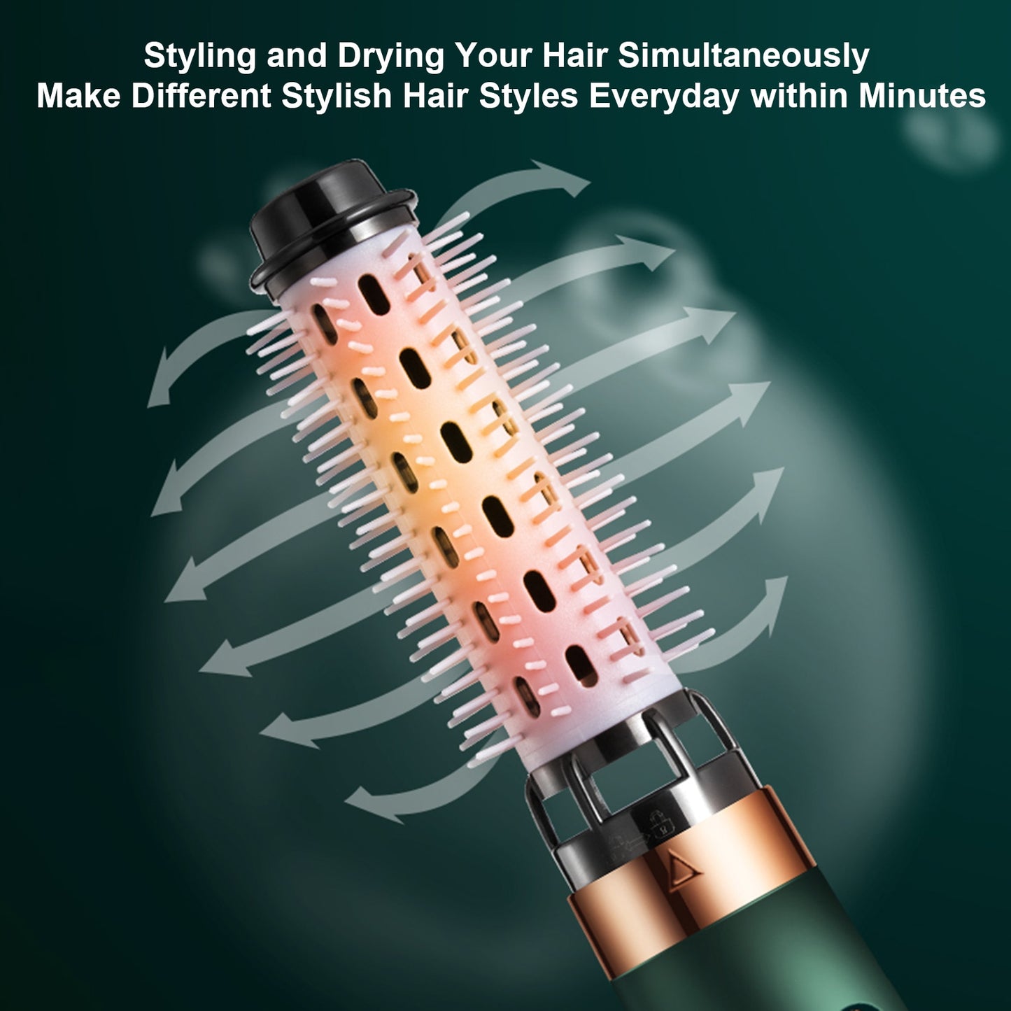 3 In 1 Hair Dryer Brush One Step Hairdryer Electric Blowing Negative Ionic 3 Modes Hair Style Tool