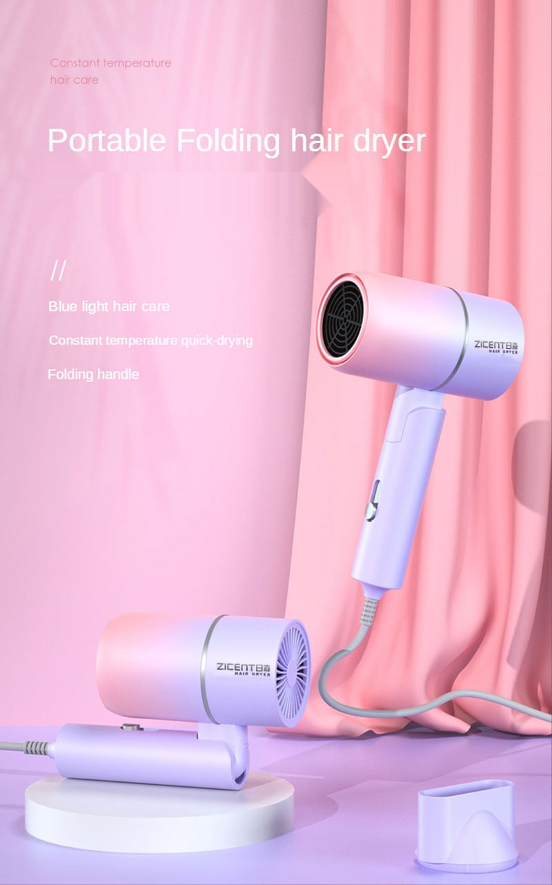 Home Mini Travel Hair Dryer Portable Handle Adjustment Hair Styles Tools