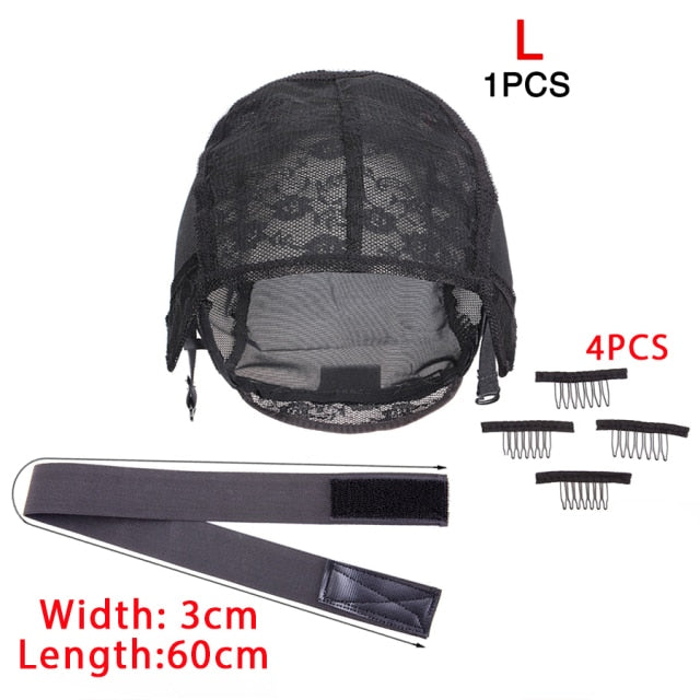 3Pcs Wig Grip Headband Lace Cap Wig Wearing Elastic Band Wig Making Tool