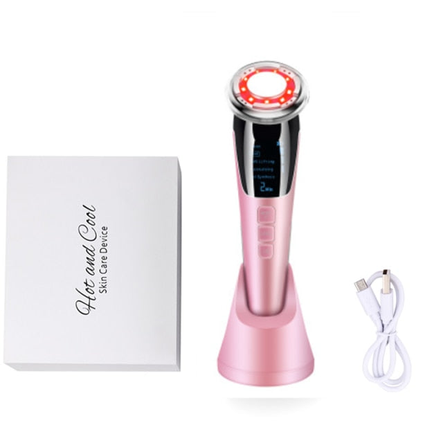 Electroporation Lifting Beauty LED Photon Face Skin Rejuvenation Remover Wrinkle Radio Frequency