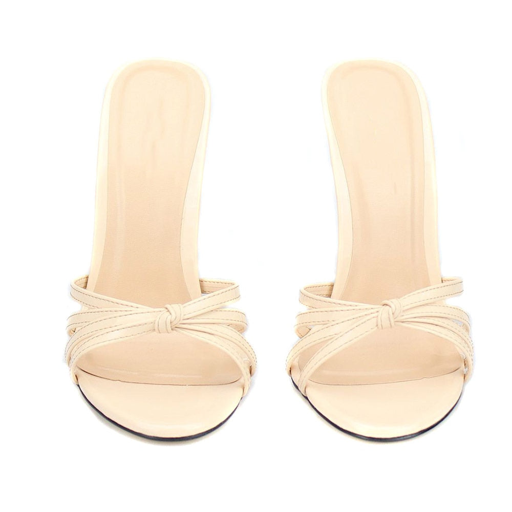 Women 13cm Super High Heel Slides Slippers