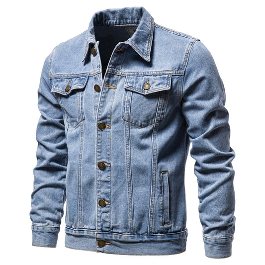 Jeans Jacket Men Autumn Slim Fit  High Quality Jackets