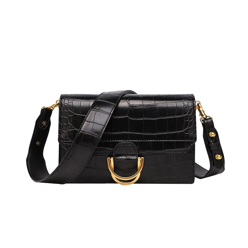 Crocodile One-Shoulder Bag