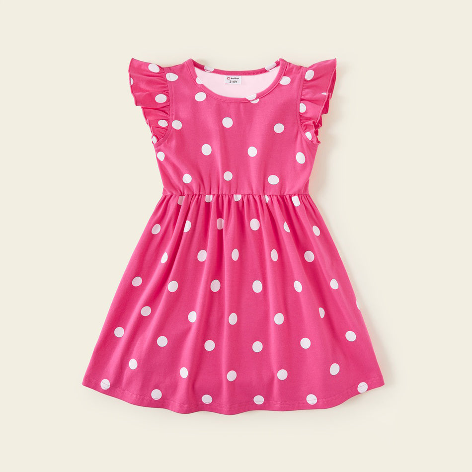 3-Pack Girls Dresses Toddler Ice Cream Polka Dots Dresses