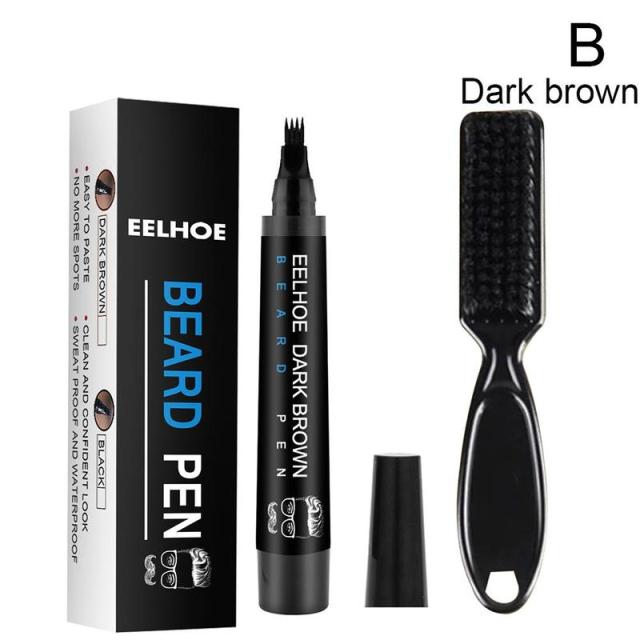 Beard Filling Pen Brush Kit Filler Waterproof Enhancer Shaping Moustache Tools